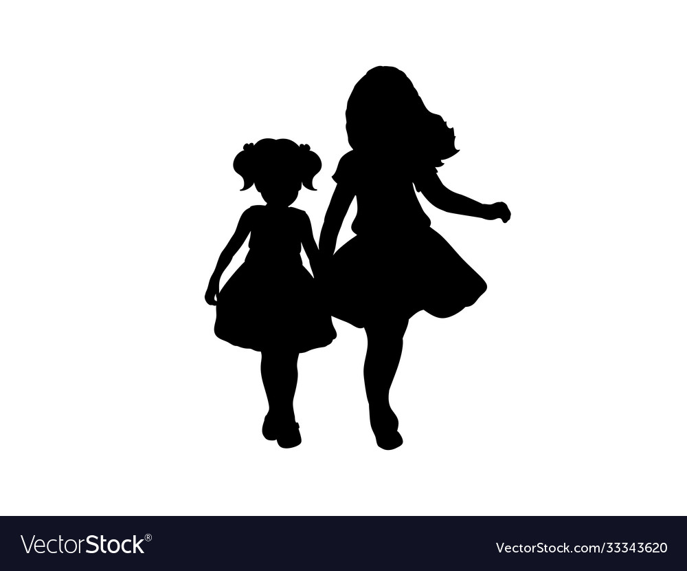 pics 2 Sisters Silhouette sisters child silhouette silhouette