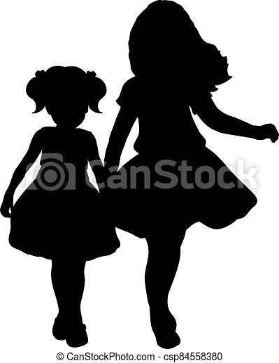 photo 2 Sisters Silhouette pin on household