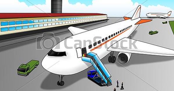 pics Airport Dibujo illustration vector illustration