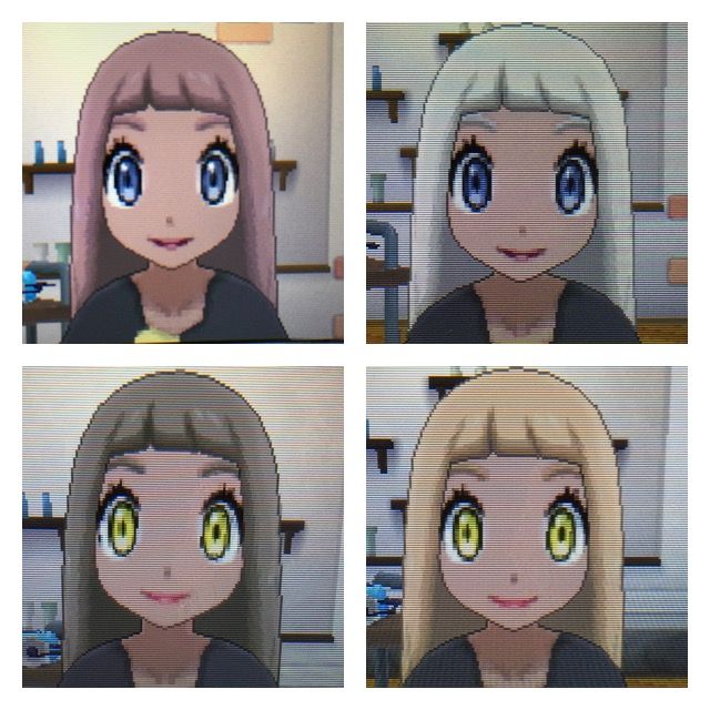 pic All Hair Colors Pokemon Sun pokemon sun and moon all haircuts colors male female