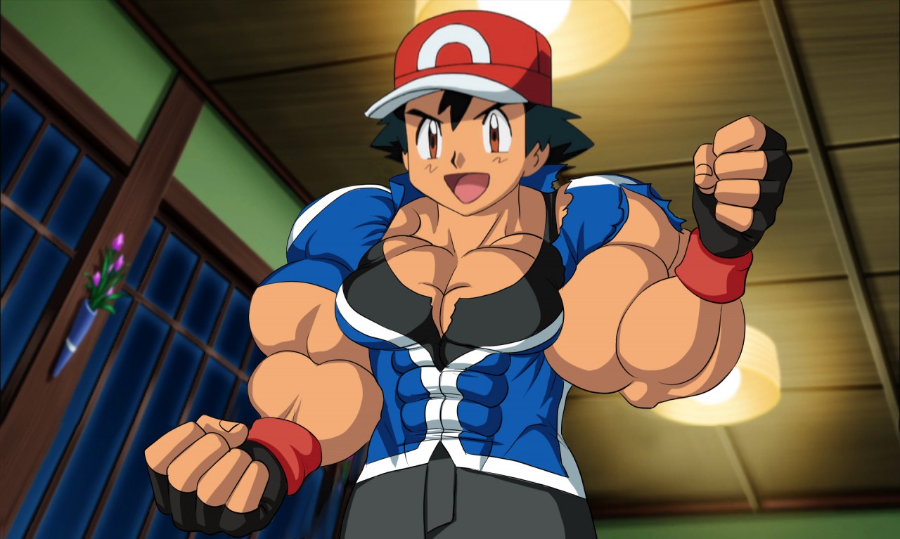 wallpapers Ash Ketchum Muscle commission for pika626 ash screencap