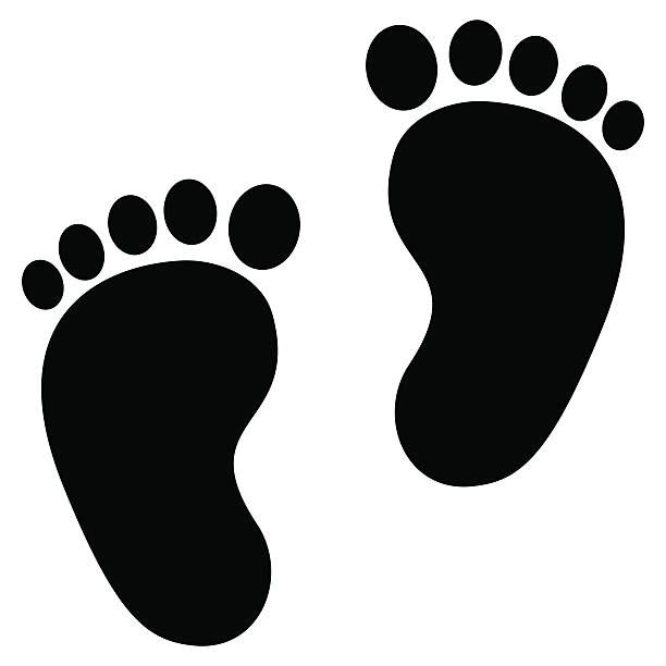 pix Baby Footprints Clipart baby footprints clip art royalty free