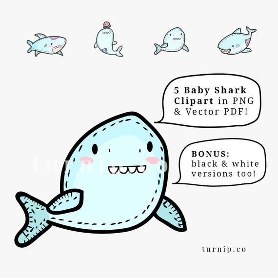 photo Baby Shark Clipart Black And White baby shark coloring pages 50