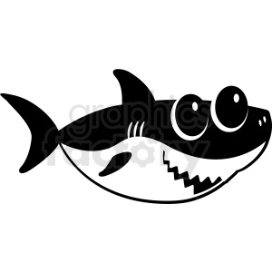 images Baby Shark Clipart Black And White black and white baby shark cut file