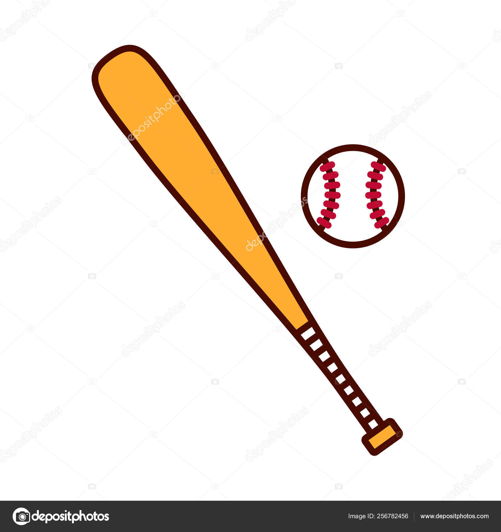 pics Baseball Bat Emoji baseball bat doodle icon vector image by c pani chernous vector stock 248202954