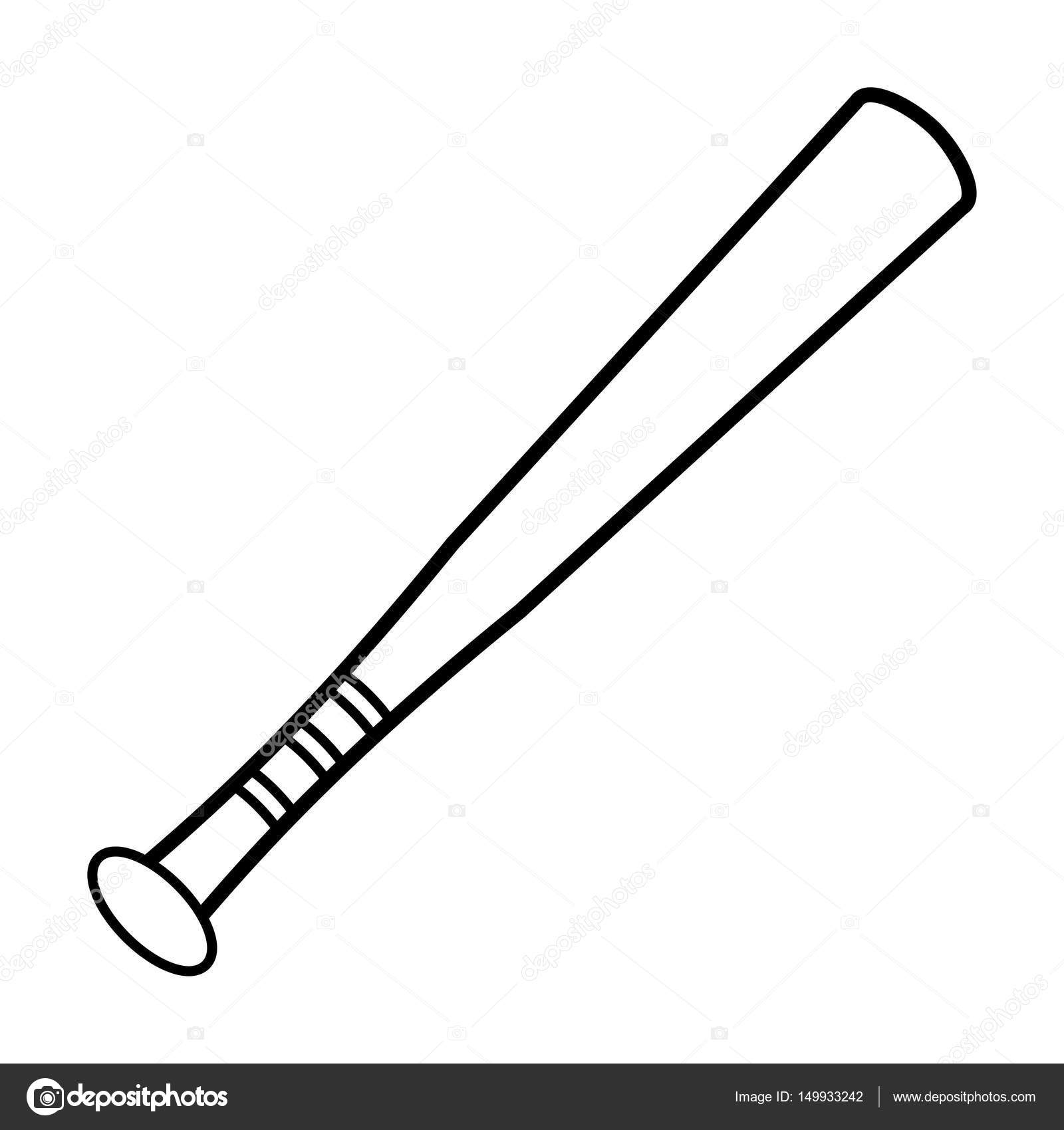 pic Baseball Bat Outline https www canstockphoto com license 80568755