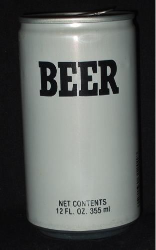picture Beer Black And White Can clipart