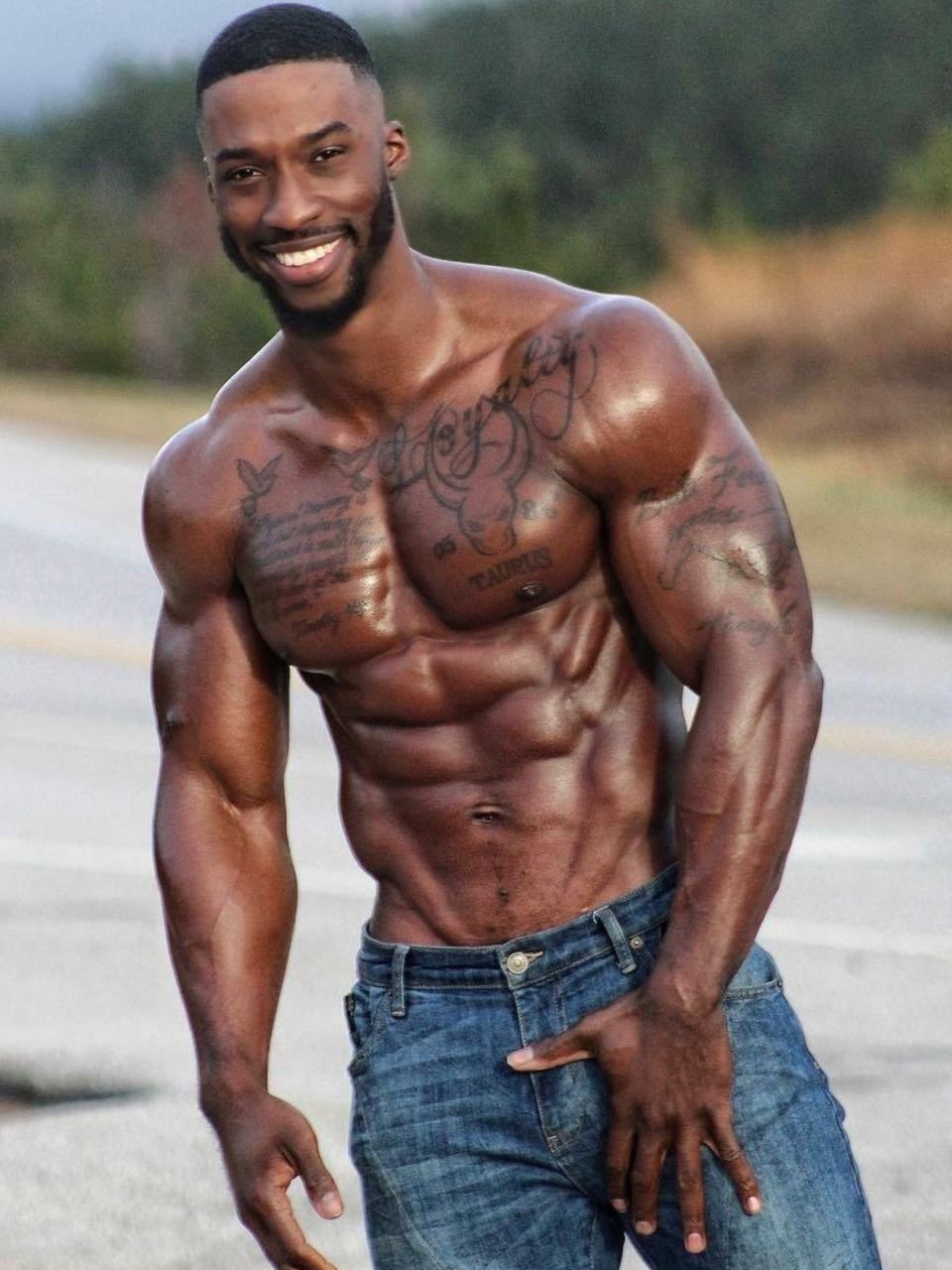 pics Black Male Abs pin on fitness