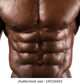 pic Black Male Abs https www shutterstock com image photo handsome muscular black man isolated on 151577684