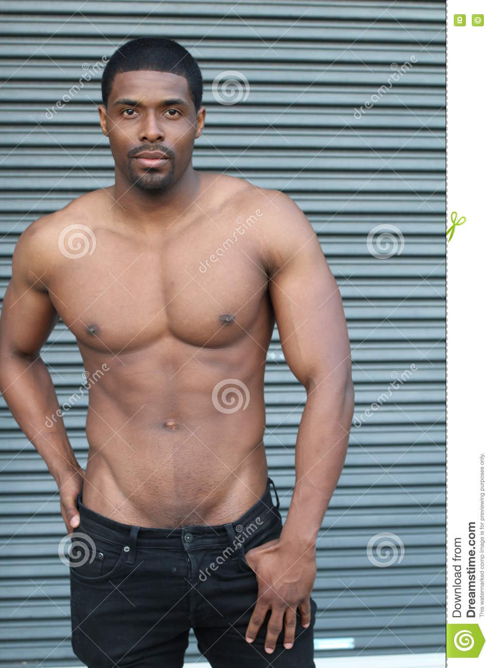 images Black Male Abs fit black male with super muscular abs wearing white jeans