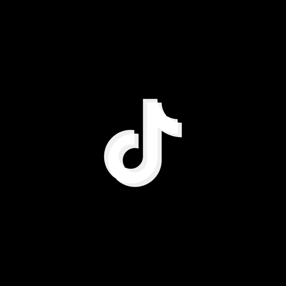 pic Black Tiktok Logo black aesthetic tik tok app icon for