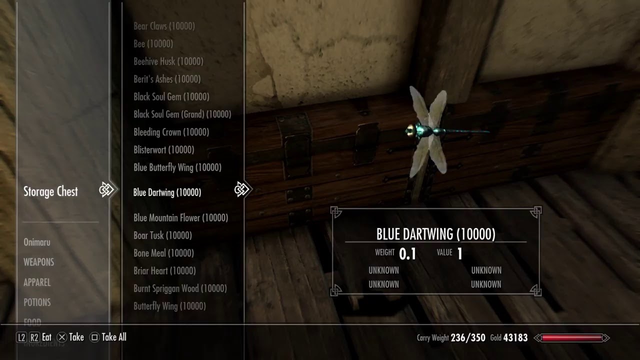 pix Blue Dartwing Skyrim ãã«ã¼ ãã¼ãã¦ã£ã³ã° blue dartwing nonopy