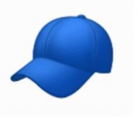 photo Blue Hat Emoji 1
