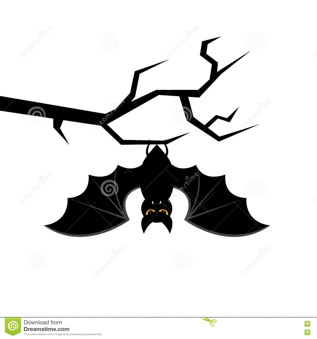 wallpapers Cartoon Bat Hanging Upside Down cartoon style illustration cute bat hanging upside vector image by c basjan vector stock 315765608