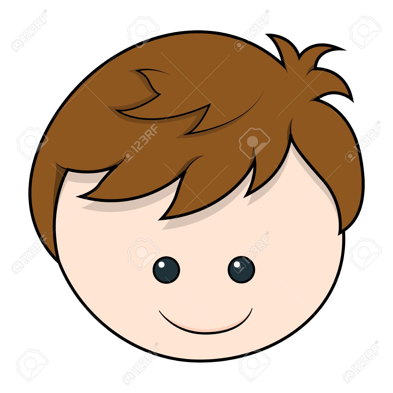 images Cartoon Boy Face Clip Art cute boy face cartoon vector illustration graphic design