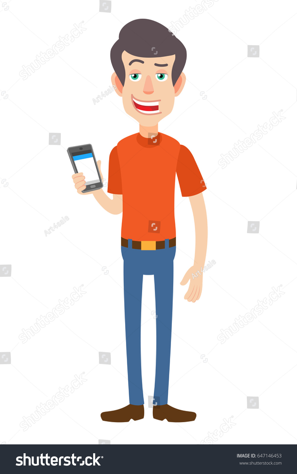 pix Cartoon Person On The Phone cartoon person phone stock