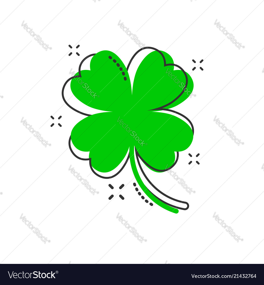 wallpapers Cartoon Picture Of Four Leaf Clover 123rf