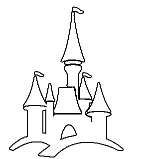 photo Castle Clipart Easy castle drawing