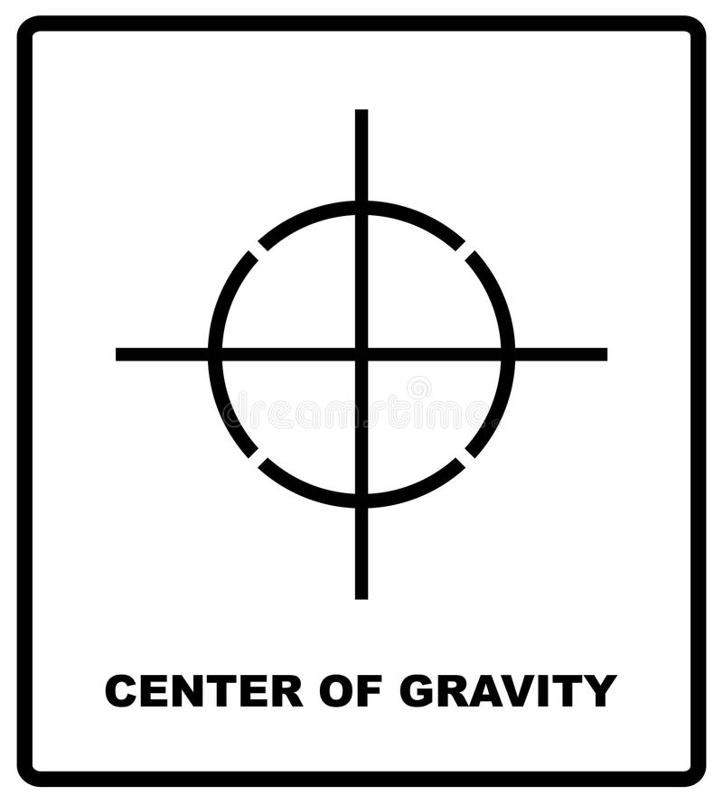 wallpapers Center Gravity Symbol vectorstock