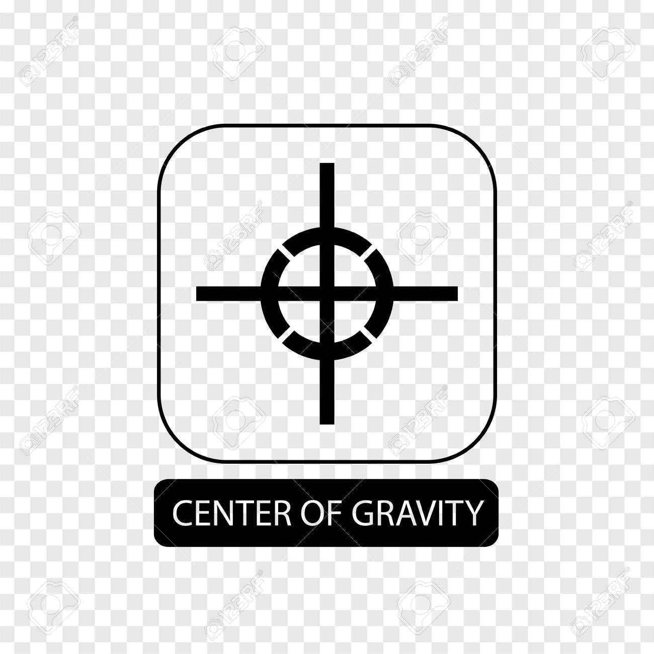 wallpapers Center Gravity Symbol vectorstock
