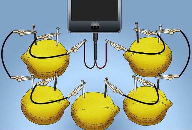 pic Charging Your Phone With Fruit charge phone with lemon in 10 seconds 100