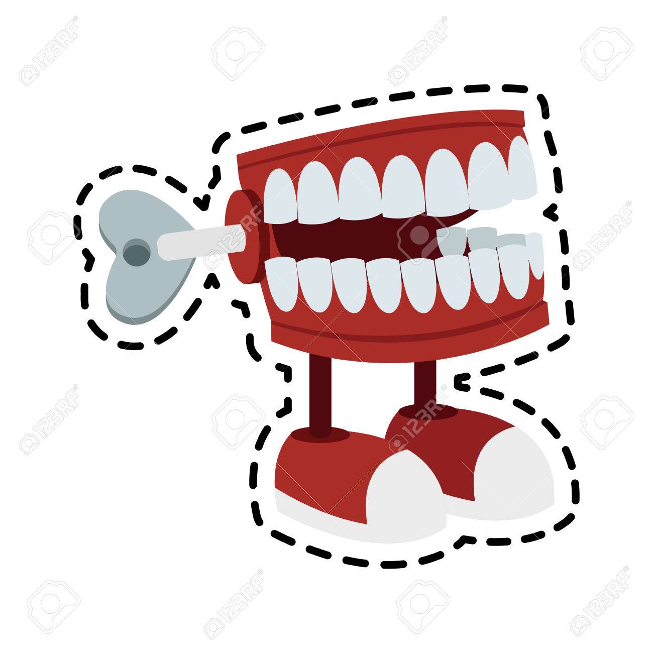 pic Chattering Teeth Clipart chattering teeth stock illustrations