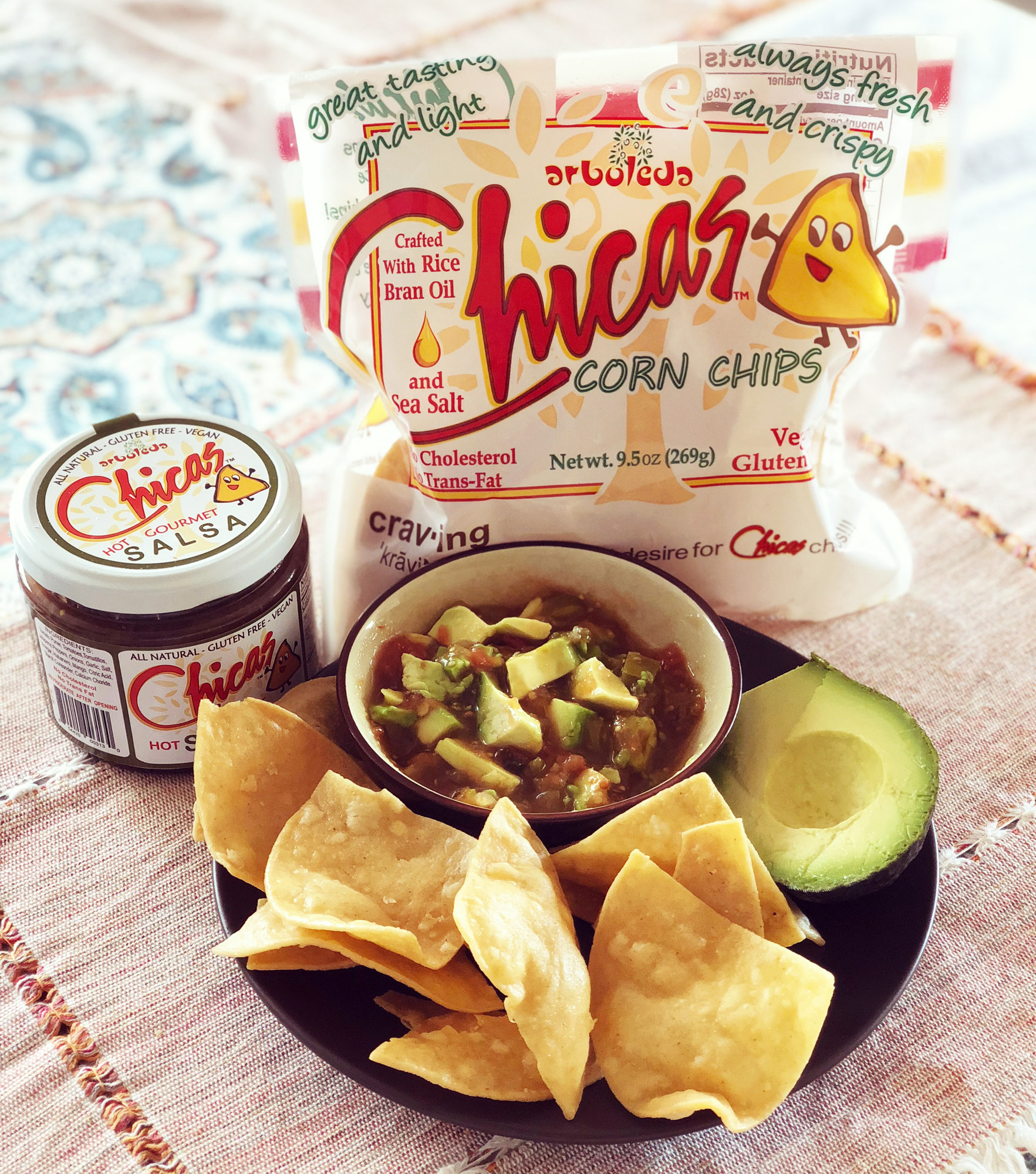 pic Chica Chips chicas original corn tortilla chips 8 oz 4 pack