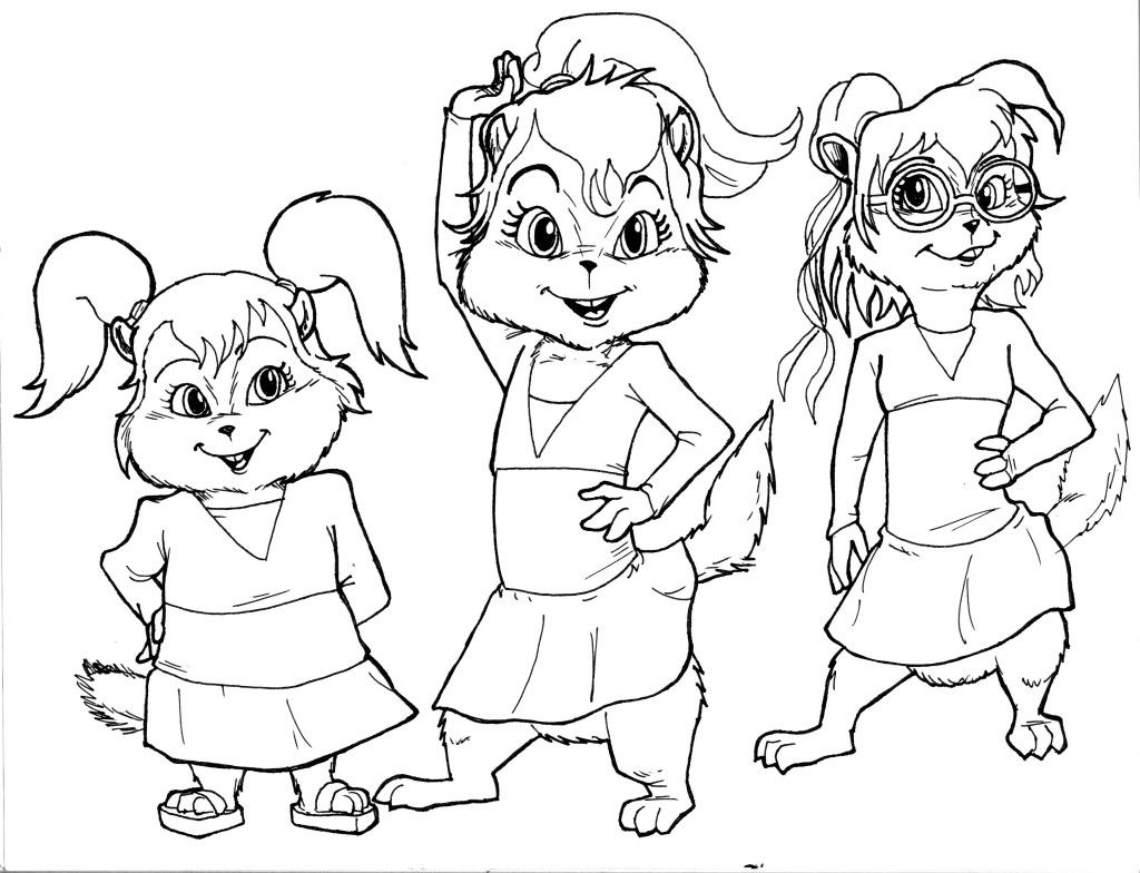 pic Chipettes Coloring Pages get coloring pages
