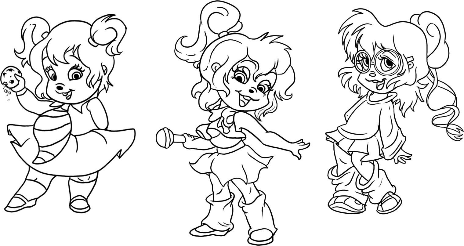 pics Chipettes Coloring Pages free printable chipettes coloring pages