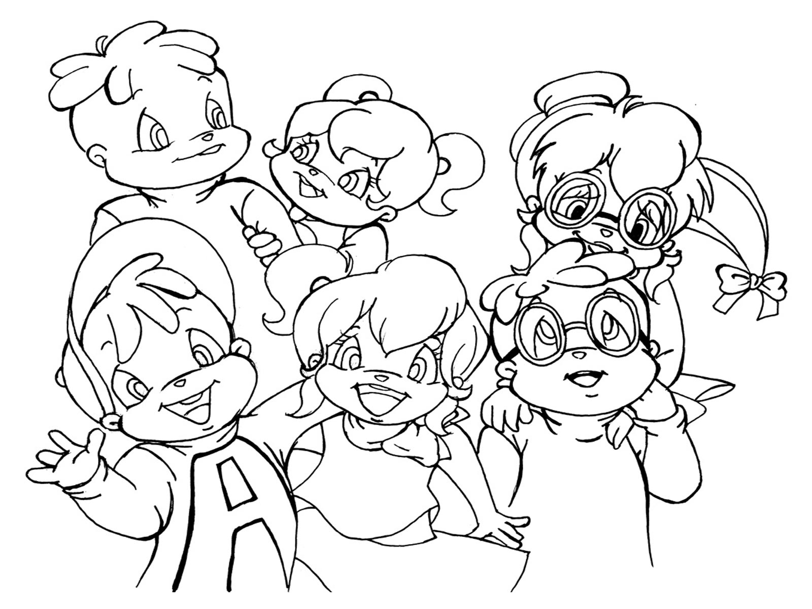 images Chipettes Coloring Pages free printable chipettes coloring pages