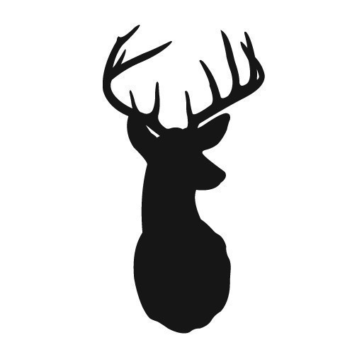 wallpapers Clip Art Deer Head Silhouette clipart library