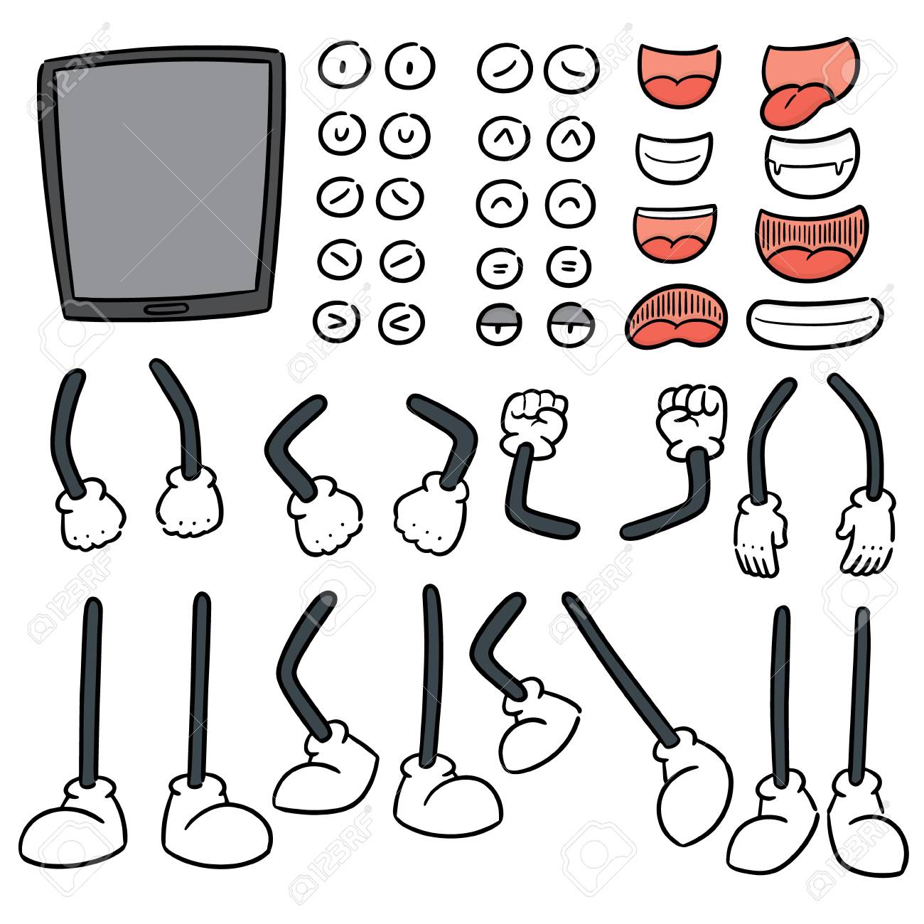 pics Clipart Arms And Legs cartoon popular