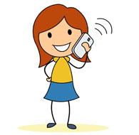 images Clipart Talking On The Phone https www gograph com clipart a girl talking on mobile gg63061518 html