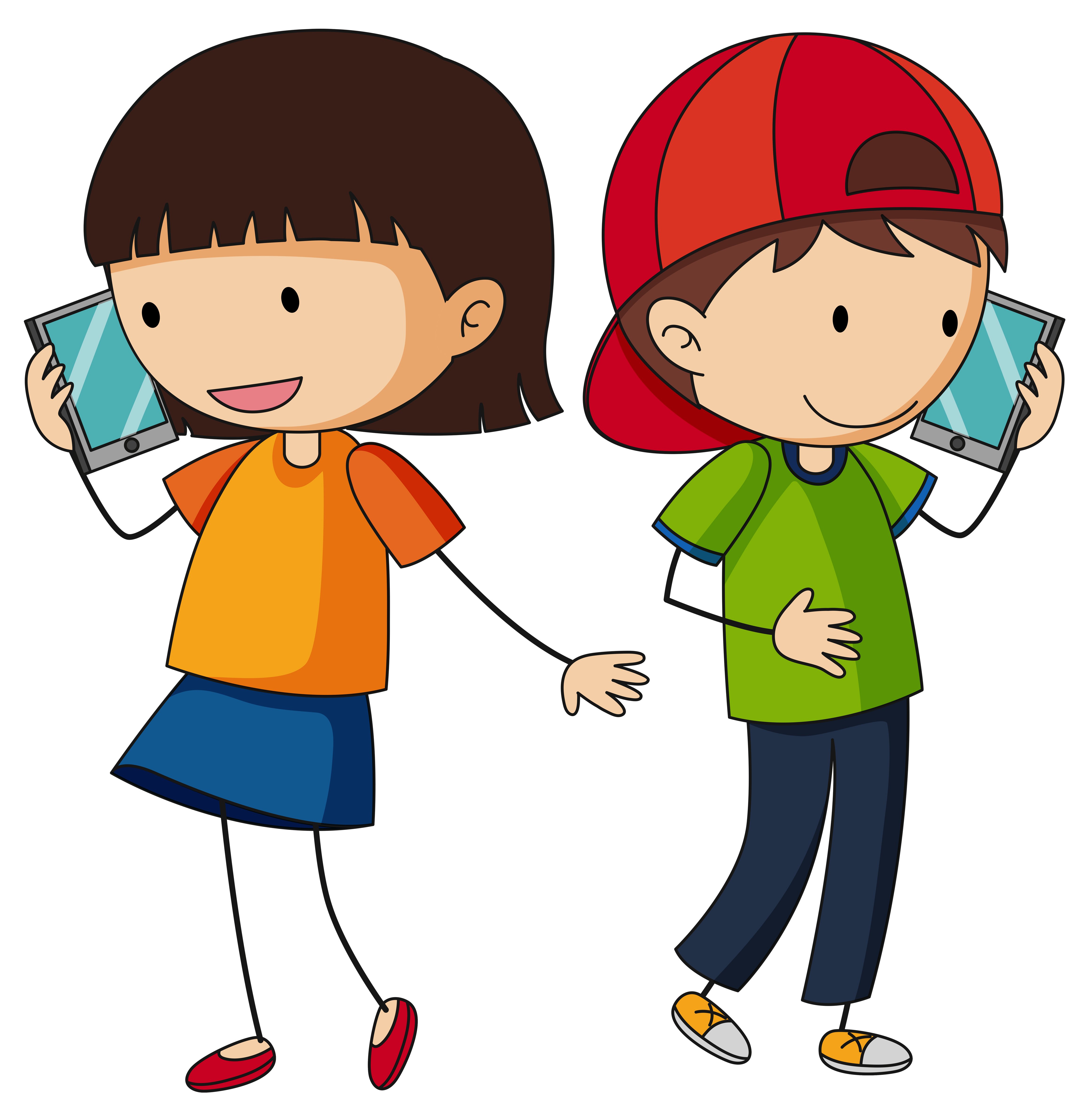 pics Clipart Talking On The Phone little boy talking on the phone cartoon