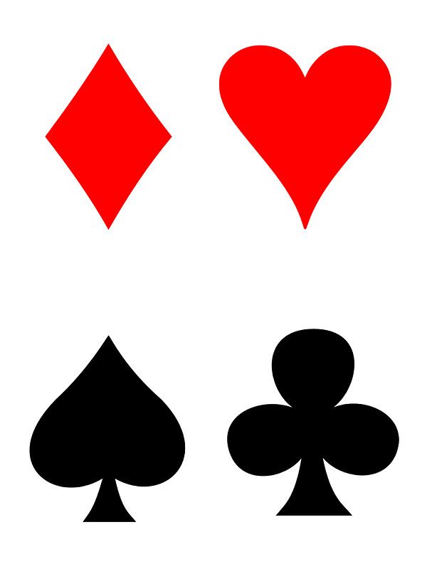 photo Club Card Symbol https www shutterstock com image vector set playing card symbols flat vector 1260960985