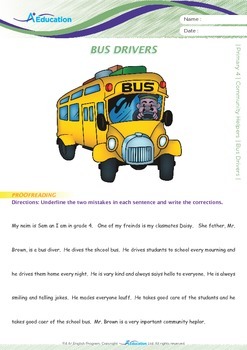 pic Community Helpers Bus Driver vehicles community helpers early reader literacy circle sensory bin pre k