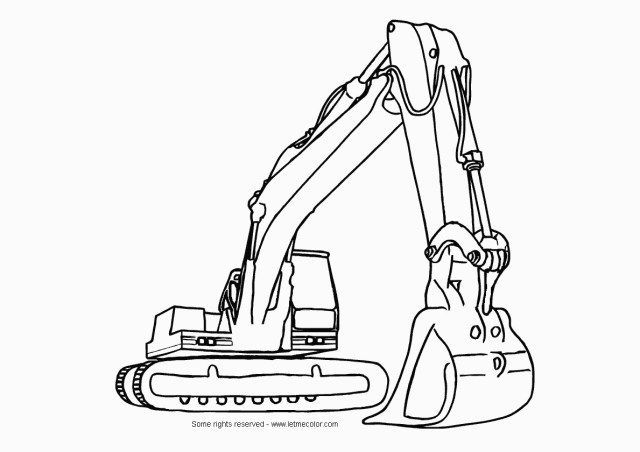 photo Construction Machines Coloring Pages truck coloring pages