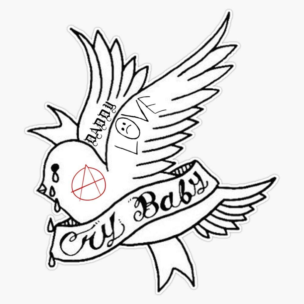 pix Crybaby Lil Peep Tattoo pin on lil p e e p