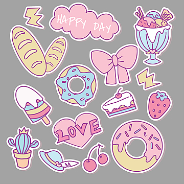 pix Cute Korean Stickers Png japanese and korean animal ceramic cute
