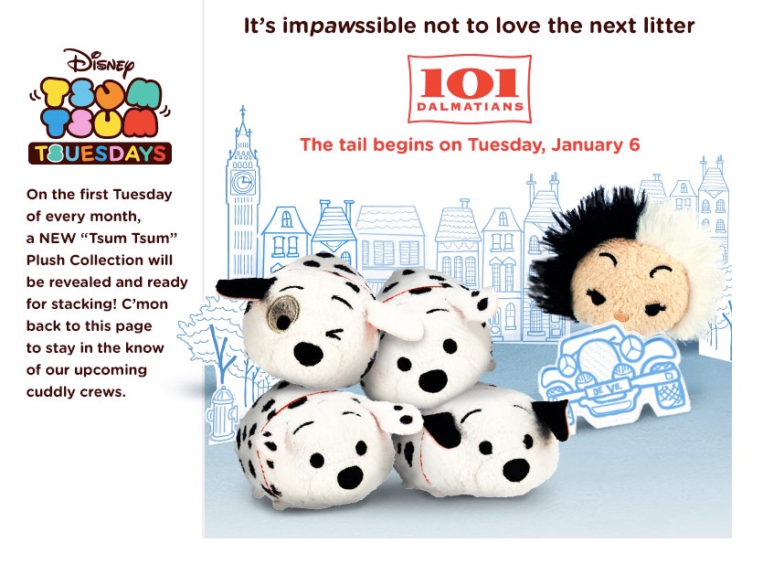 photo Dalmatian Tsum Tsum tsum tsum tsuesdays 101 dalmatians