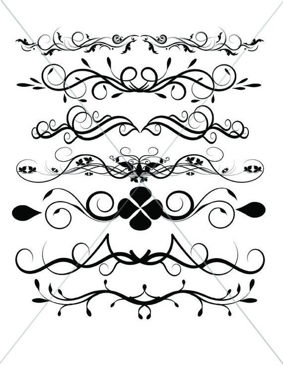 picture Decorative Flourishes Svg flourishes svg decorative elements svg ornaments svg