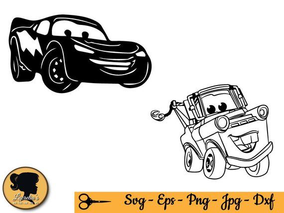 photo Disney Cars Svg disney cars svg dxf eps png clipart silhouette and cutfiles 1