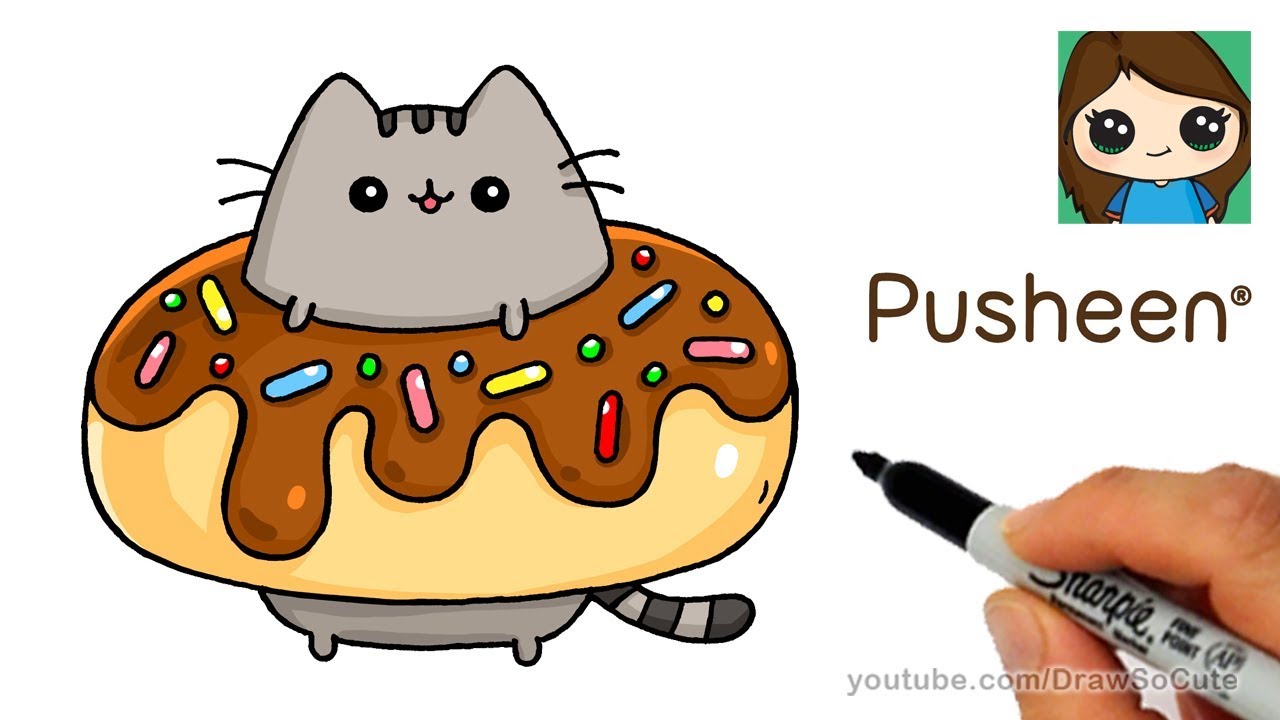pics Draw So Cute Donut how to draw a heart donut valentines donut