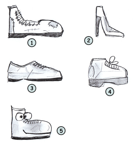 pix Easy Shoes Sketch super coloring