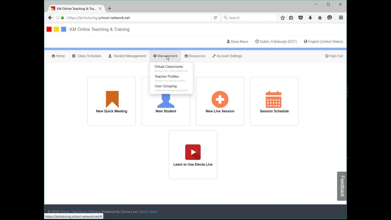 pics Electa Virtual Classroom tutorroom