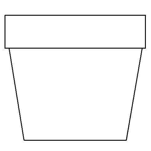 pix Empty Flower Pot Svg flower pot svg etsy