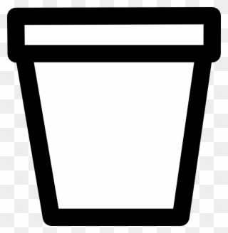 wallpapers Empty Flower Pot Svg clipart library