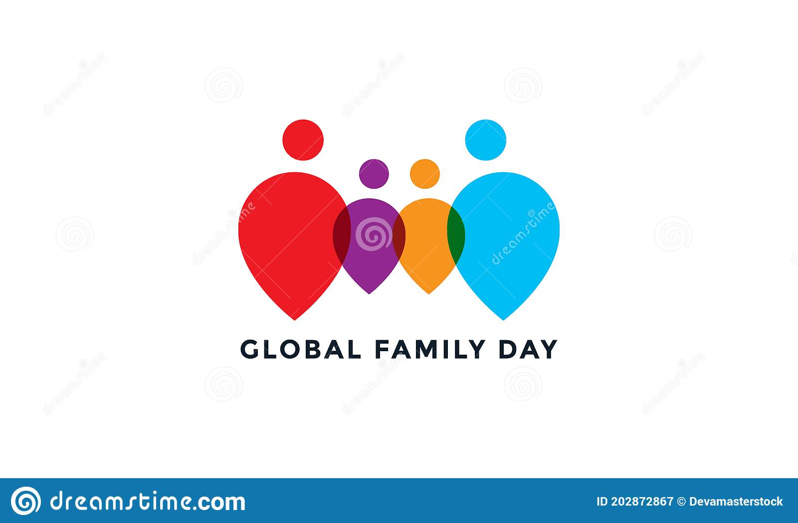 wallpapers Family Day Logo happy international family day logo graphic by deemka studio creative fabrica
