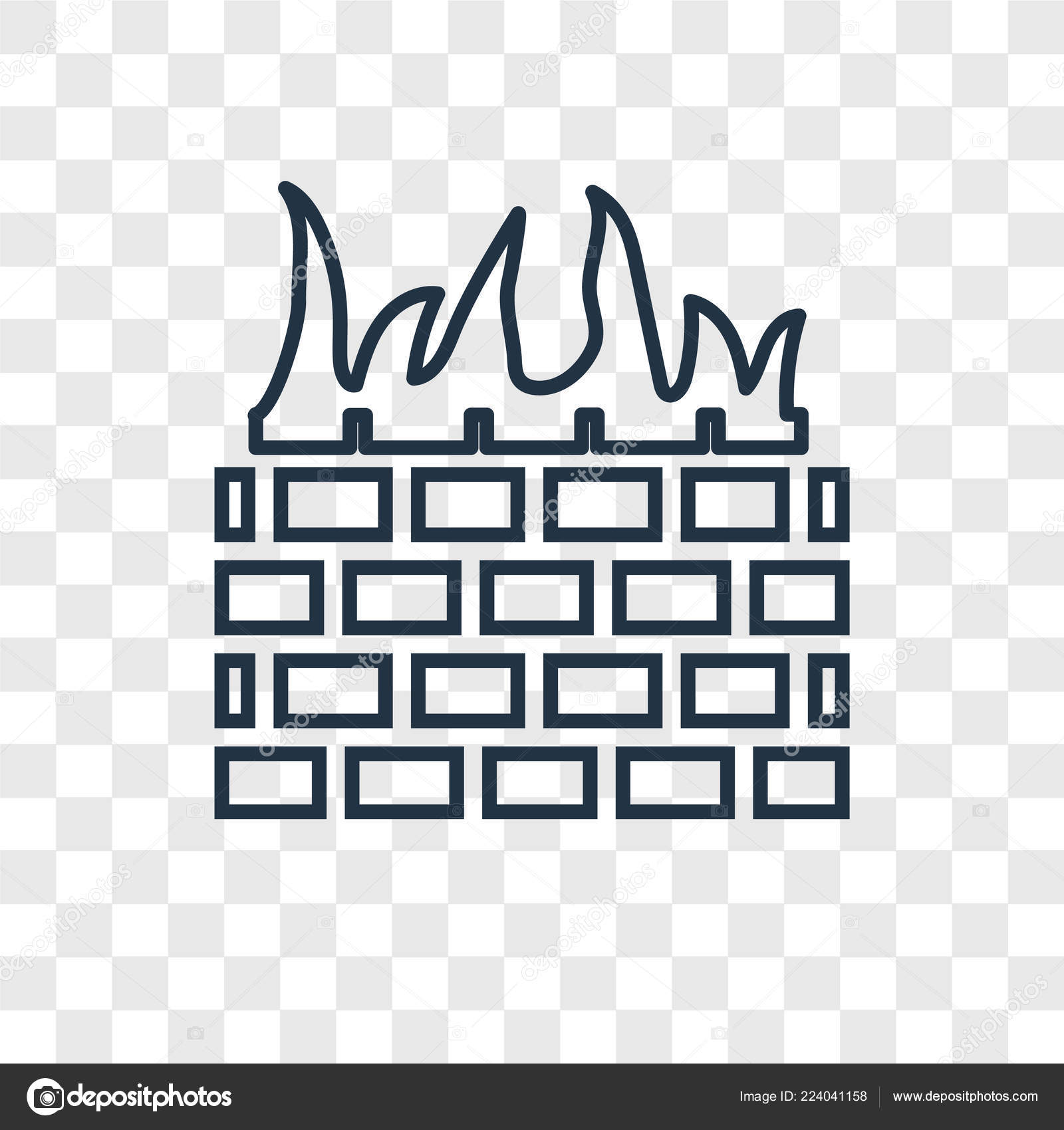 pics Firewall Router Icon vectorstock
