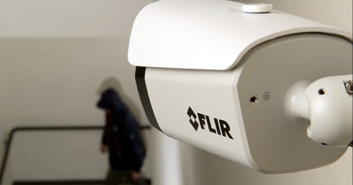 photo Flir Tcx Mini Bullet Thermal Security Camera architectural builders supply